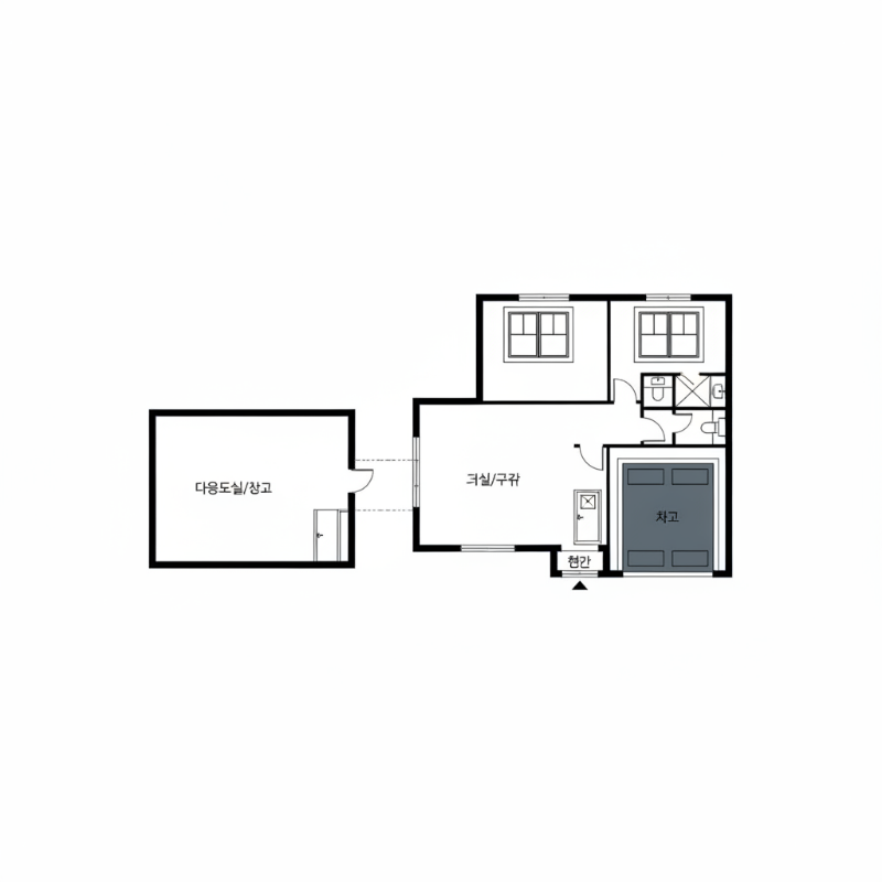 AI가 생성한 예상 설계 도면