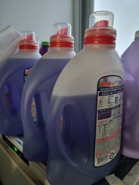 퍼실 딥클린 라벤더젤 드럼/일반 겸용 라벤더코튼향 액상세제 본품, 2.7L, 4개 – 액체세제 후기