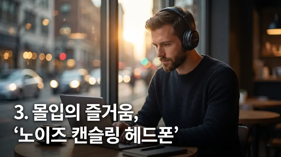 3. 몰입의 즐거움, '노이즈 캔슬링 헤드폰'