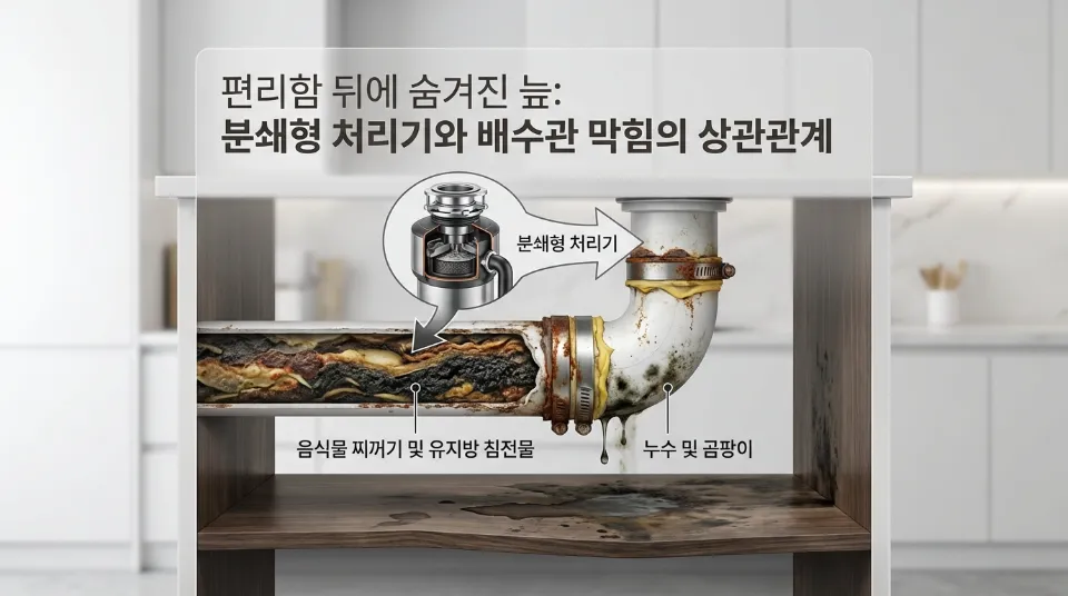 편리함 뒤에 숨겨진 늪: 분쇄형 처리기와 배수관 막힘의 상관관계