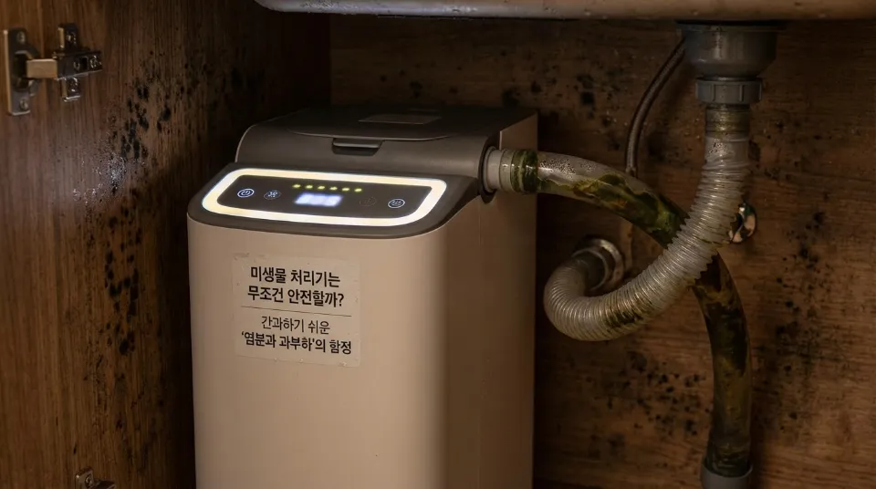 미생물 처리기는 무조건 안전할까? 간과하기 쉬운 '염분과 과부하'의 함정