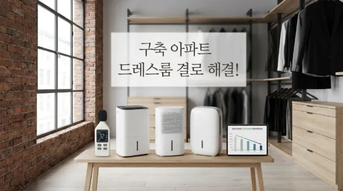 구축 아파트 드레스룸 결로, 이걸로 종결! 저소음 7L 미니 제습기 3종 전력 및 소음 ‘찐’ 비교 후기 (2026년형)