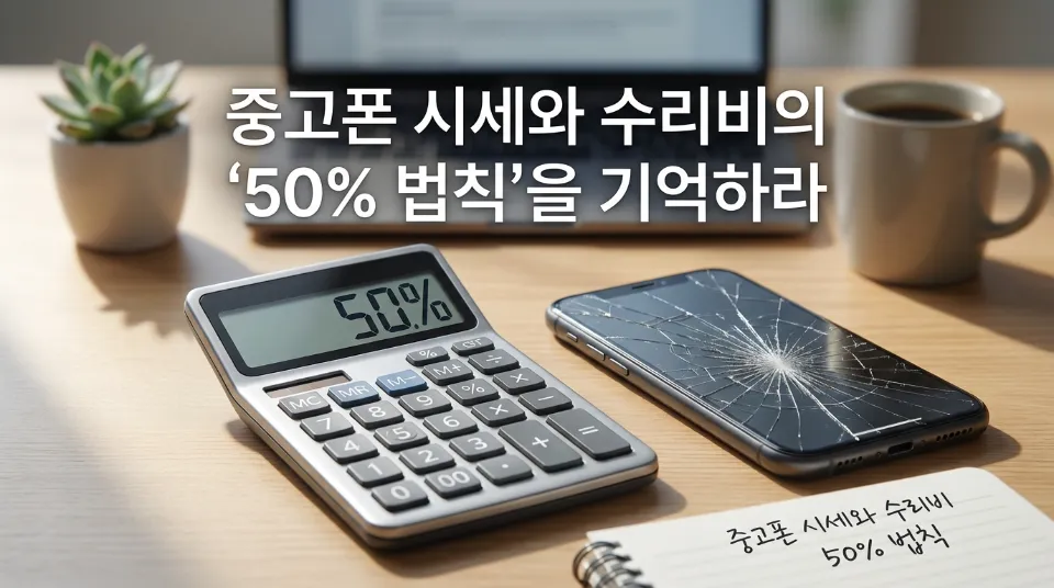 중고폰 시세와 수리비의 '50% 법칙'을 기억하라
