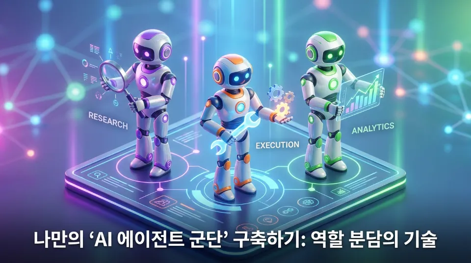 나만의 'AI 에이전트 군단' 구축하기: 역할 분담의 기술