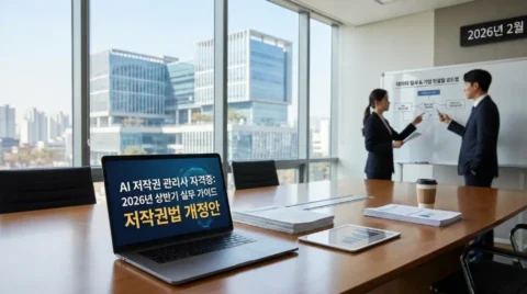 AI 저작권 관리사 자격증: 2026년 개정법 대응 및 고수익 실무 가이드