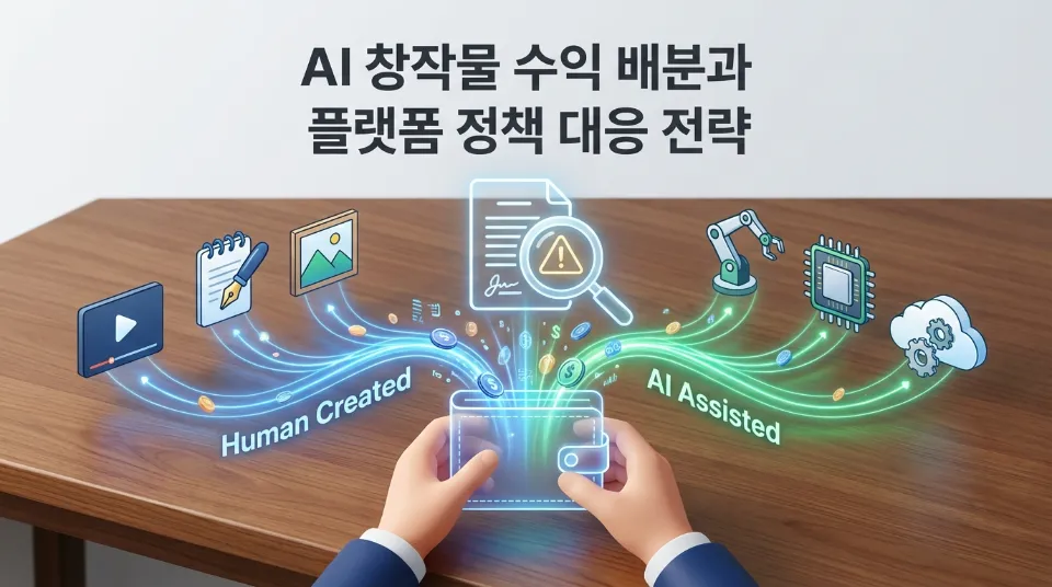 AI 창작물 수익 배분과 플랫폼 정책 대응 전략