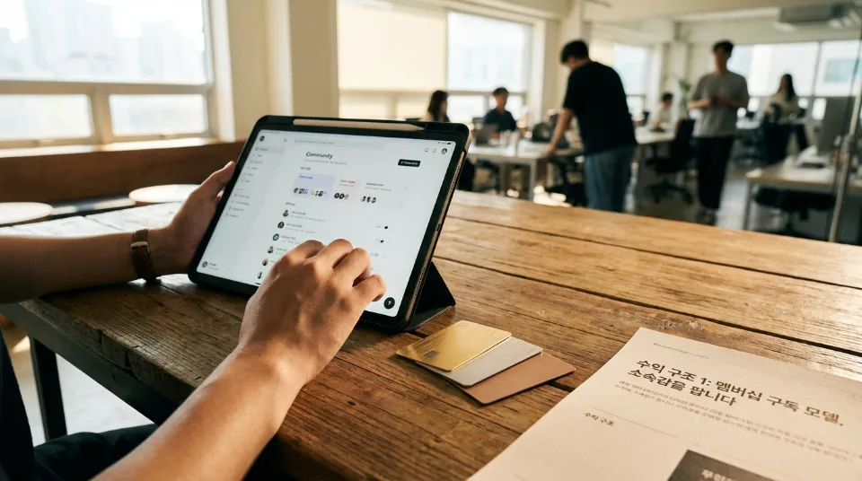 수익 구조 1: 멤버십 구독 모델, 소속감을 팝니다