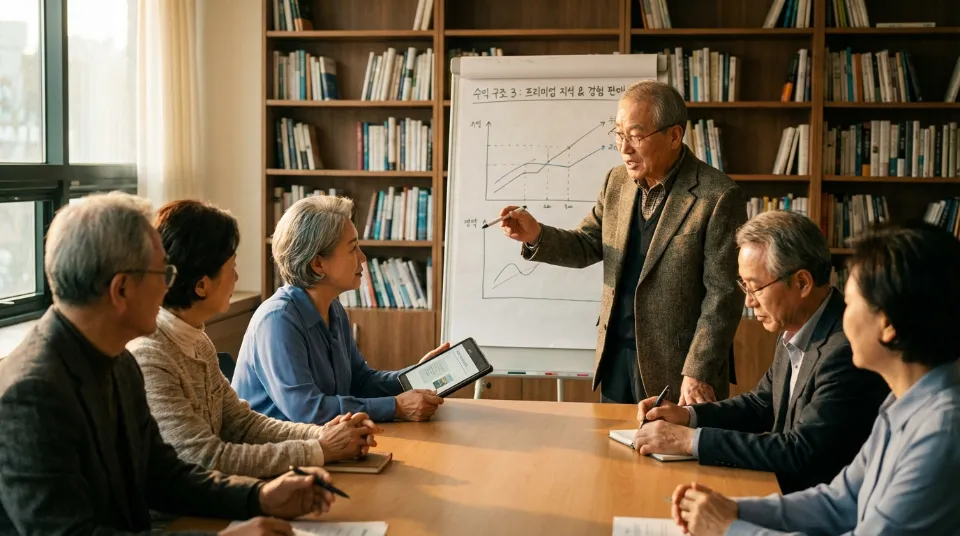 수익 구조 3: 프리미엄 지식 & 경험 판매 (High-Ticket Program)