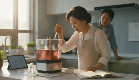 미생물 음식물 처리기 배양액 수명 2배 늘리는 관리법: 2036년 AI 나노 분해 시스템 도입 전 유지비 절감 전략